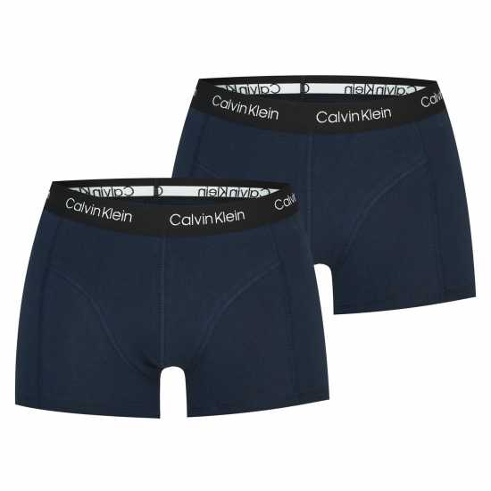 Мъжко бельо Calvin Klein 2 Чифта Боксерки 2 Pack Trunks Нви/Нви ОПП Calvin Klein 2 Чифта Боксерки 2 Pack Trunks Нви/Нви ОПП Мъжко бельо
