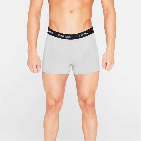 Calvin Klein 2 Чифта Боксерки 2 Pack Trunks Сиво/Сиво 3OU Мъжко бельо
