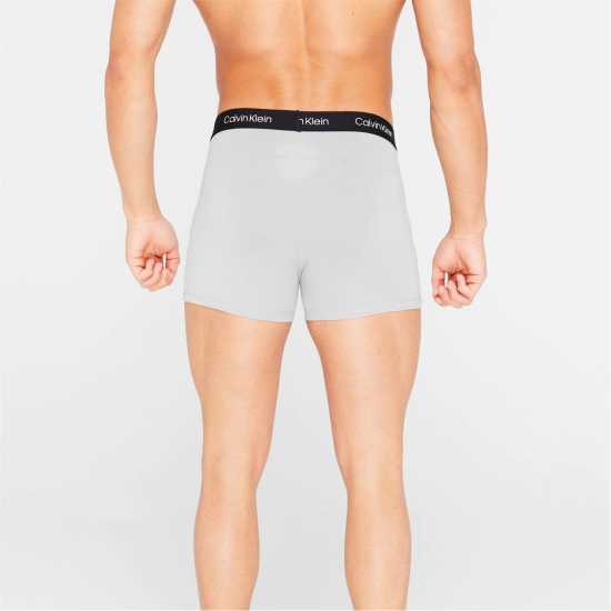 Calvin Klein 2 Чифта Боксерки 2 Pack Trunks Сиво/Сиво 3OU Мъжко бельо
