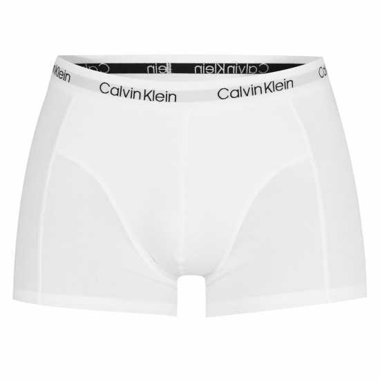 Мъжко бельо Calvin Klein 2 Чифта Боксерки 2 Pack Trunks Бяло/Бяло 100 Calvin Klein 2 Чифта Боксерки 2 Pack Trunks Бяло/Бяло 100 Мъжко бельо