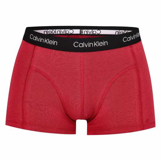 Calvin Klein 2 Чифта Боксерки 2 Pack Trunks Нви / Червено 6ZQ Мъжко бельо