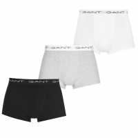 Gant 3 Pack Boxer Shorts Grey 093 