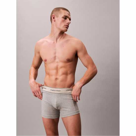 Calvin Klein Men's Trunks Ойстър/Сив/Бял Calvin Klein Men's Trunks Ойстър/Сив/Бял