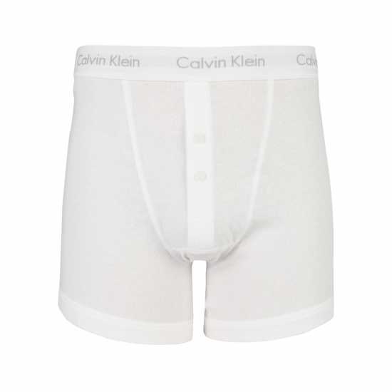 Calvin Klein Boxer Briefs (X1) White Мъжко облекло за едри хора