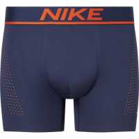 Nike Спортни Гащета Micro Trunks Mens Navy/Orange Мъжко бельо
