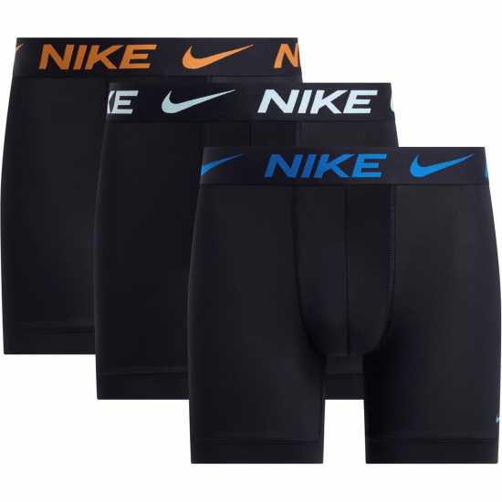 Nike Мъжки Боксерки 3 Pack Dri-Fit Boxer Shorts Mens  
