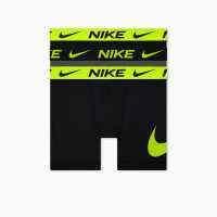 Nike Мъжки Боксерки 3 Pack Dri-Fit Boxer Shorts Mens Blk/Gry/Volt 