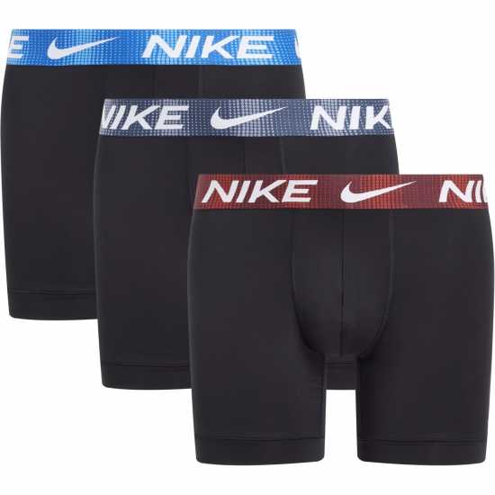 Мъжко бельо Nike Мъжки Боксерки 3 Pack Dri-Fit Boxer Shorts Mens Роял/Слейт/Бург Nike Мъжки Боксерки 3 Pack Dri-Fit Boxer Shorts Mens Роял/Слейт/Бург Мъжко бельо