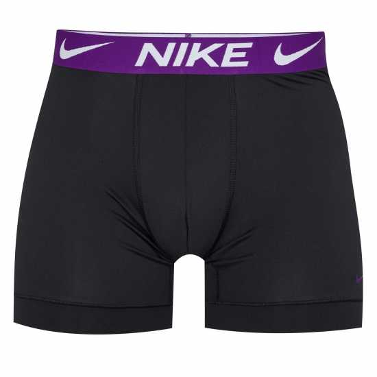 Nike Мъжки Боксерки 3 Pack Dri-Fit Boxer Shorts Mens Gld/Pnk/Purple Мъжко бельо