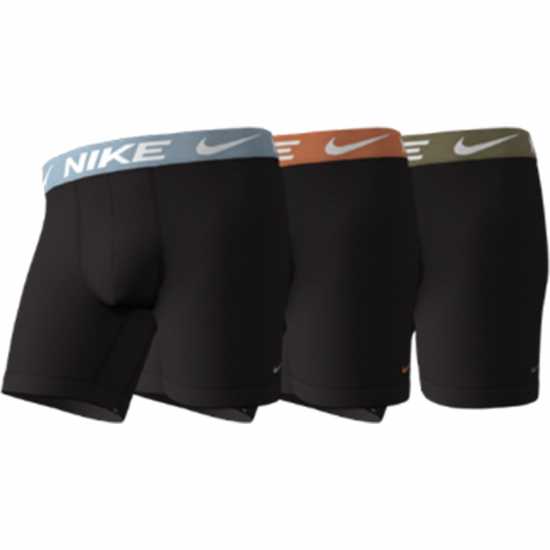 Nike Мъжки Боксерки 3 Pack Dri-Fit Boxer Shorts Mens Blu/Pil 1M9 Мъжко бельо