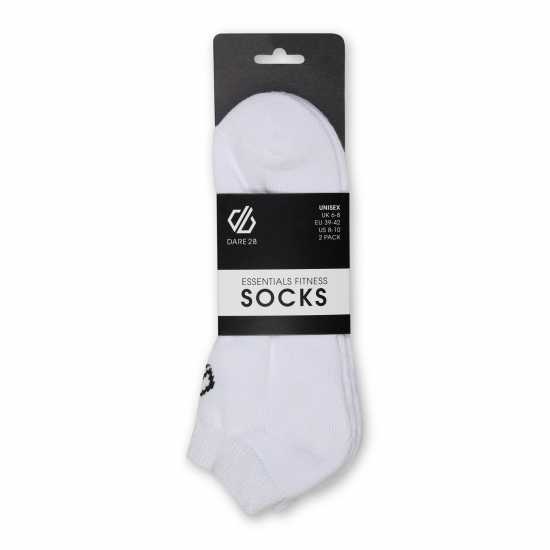 Dare2B Dare 2B Fitness No Show Socks 2 Pack Бяло 