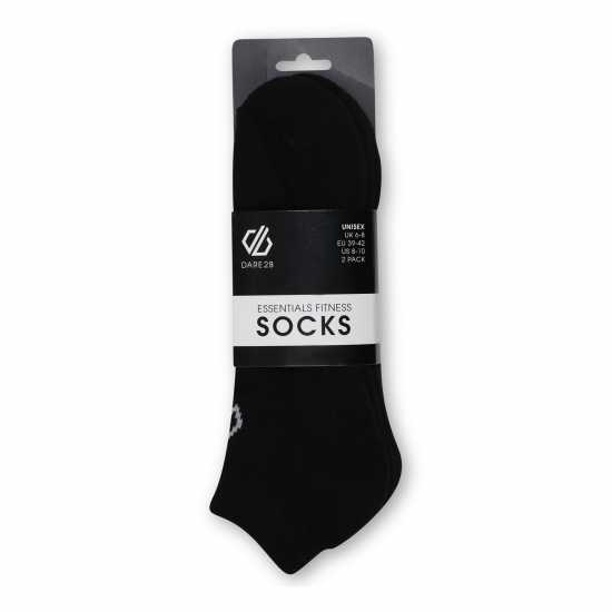 Dare2B Dare 2B Fitness No Show Socks 2 Pack Черно 