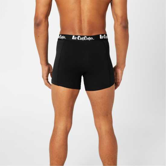 Lee Cooper Cooper Essential Boxer Trunk 5-Pack Mens Черно Lee Cooper Cooper Essential Boxer Trunk 5-Pack Mens Черно