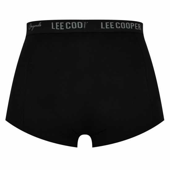 Lee Cooper Cooper Essential Men's Boxer Briefs 5-Pack Black Мъжко облекло за едри хора