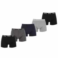 Lee Cooper Cooper Essential Mens Boxer Trunk 5-Pack
