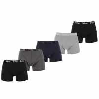 Lee Cooper Cooper Essential Men's Boxer Briefs 5-Pack Core Мъжко облекло за едри хора