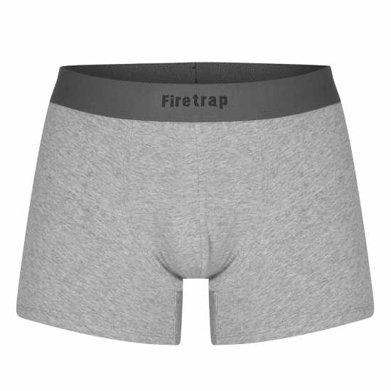 2 Чифта Боксерки Firetrap 2 Pack Trunks Mens Сиво / СивоМарл 2 Чифта Боксерки Firetrap 2 Pack Trunks Mens Сиво / СивоМарл