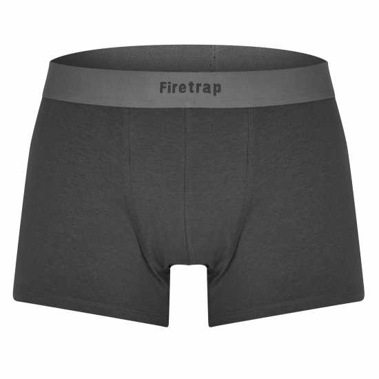 2 Чифта Боксерки Firetrap 2 Pack Trunks Mens Сиво / СивоМарл 2 Чифта Боксерки Firetrap 2 Pack Trunks Mens Сиво / СивоМарл