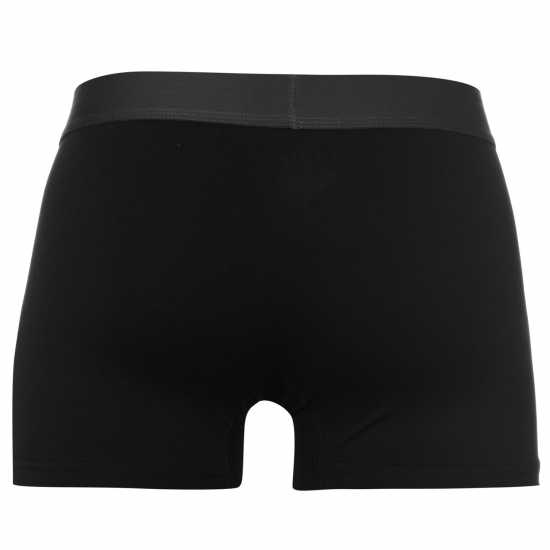 2 Чифта Боксерки Firetrap 2 Pack Trunks Mens Черно / Черно 