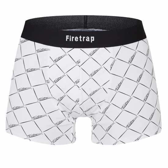 Firetrap 2 Pack Boxer Shorts Checks Мъжко бельо