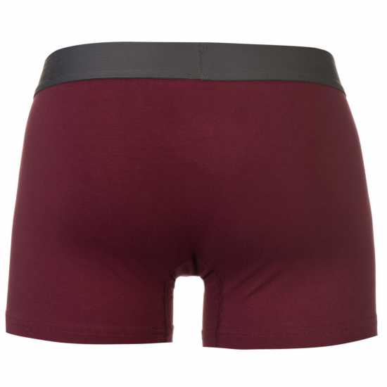 2 Чифта Боксерки Firetrap 2 Pack Trunks Mens Сиво / Вино 2 Чифта Боксерки Firetrap 2 Pack Trunks Mens Сиво / Вино