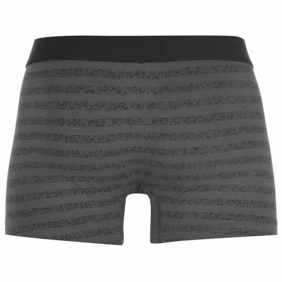 2 Чифта Боксерки Firetrap 2 Pack Trunks Mens Черно/Полоса 2 Чифта Боксерки Firetrap 2 Pack Trunks Mens Черно/Полоса