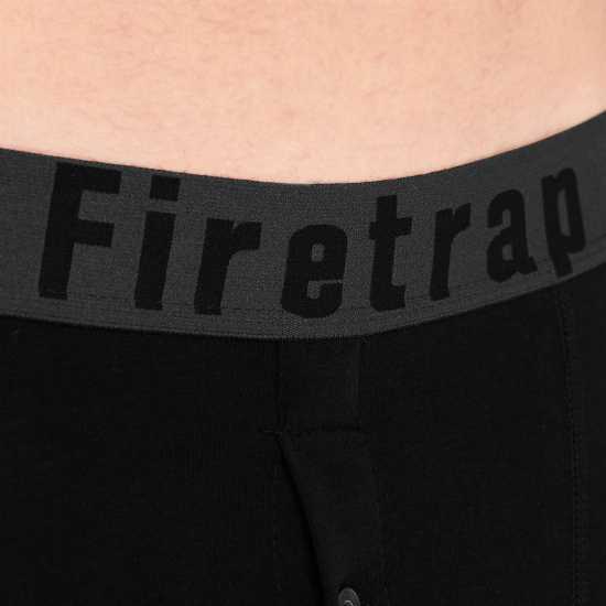 Firetrap 2 Pack Boxers Черно/Черно Мъжко бельо