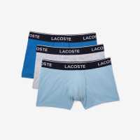 Lacoste 3 Pack Boxer Shorts Bu/Blu/GryF7K 