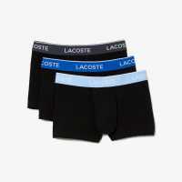 Lacoste 3 Pack Boxer Shorts Blk/Blk/Blk B68 