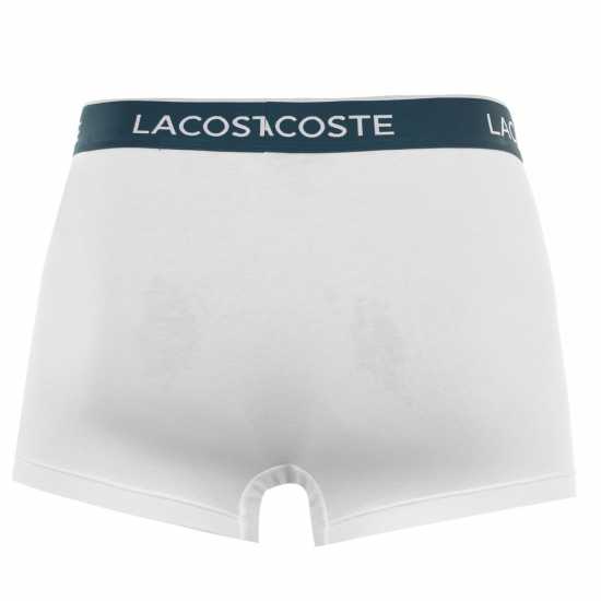 Lacoste 3 Pack Boxer Shorts Blk/Wht/Gry - 