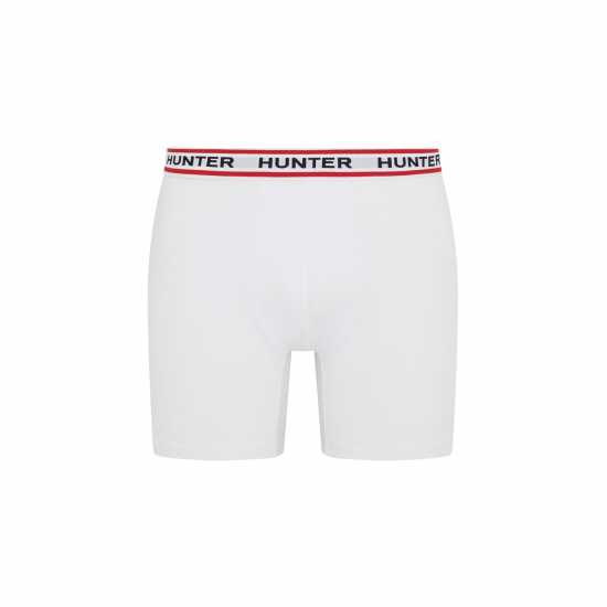 Hunter 3 Pack Boxer Briefs Mens Grey/Bright Whi 