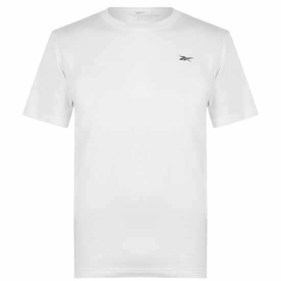 Reebok Мъжка Тениска 3 Pack T Shirt Mens White Мъжко облекло за едри хора