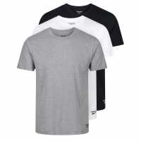 Reebok Мъжка Тениска 3 Pack T Shirt Mens