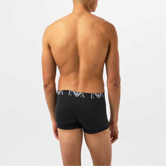 Emporio Armani 3-Pack Logo Trunks Rd/Gry/Blk41074 