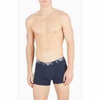 Emporio Armani 3-Pack Logo Trunks Grn/Blu/Rd20385 