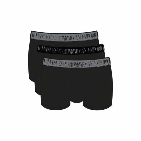 Emporio Armani Core 3 Pack Boxer Shorts Blk/Blk/Blk Мъжко бельо