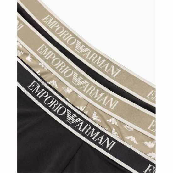 Emporio Armani Core 3 Pack Boxer Shorts Blk/Grn/AOP Мъжко бельо