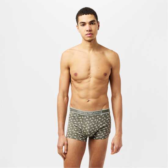 Emporio Armani Core 3 Pack Boxer Shorts Черно/Зелено/Печат 
