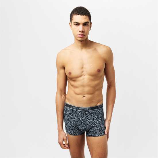 Emporio Armani Core 3 Pack Boxer Shorts Blu/Blu/Blu 