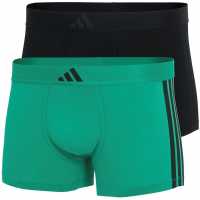 Adidas Active Flex Cotton 3 Stripes Trunk (2Pk)  Мъжко бельо