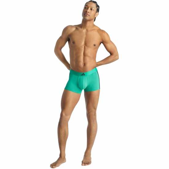 Adidas Active Flex Cotton 3 Stripes Trunk (2Pk)  Мъжко бельо