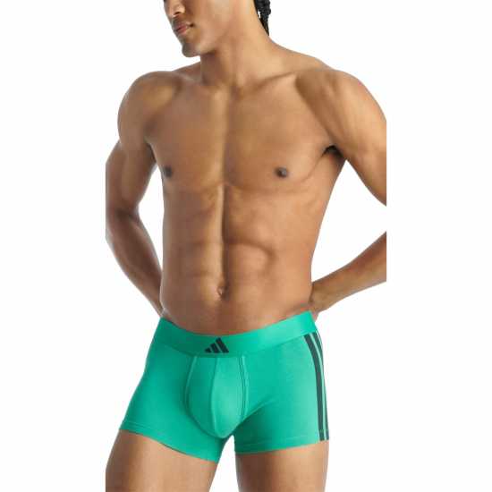 Adidas Active Flex Cotton 3 Stripes Trunk (2Pk)  Мъжко бельо