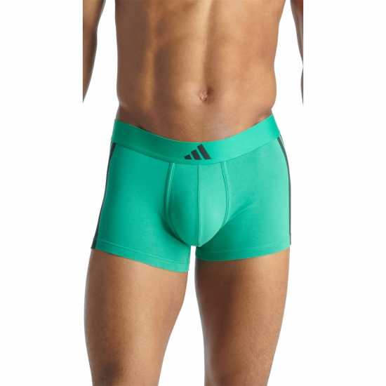 Adidas Active Flex Cotton 3 Stripes Trunk (2Pk)  Мъжко бельо
