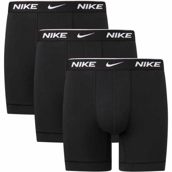Nike Boxer Brief 3 Pack Mens Черно Мъжко бельо