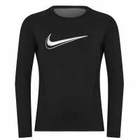 Nike Тениска Long Sleeve Crew Neck T Shirt Boys  Детски основен слой дрехи