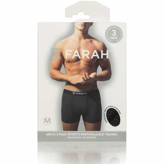 Мъжко бельо Farah 3Pk Sport Trnk Sn00 Farah 3Pk Sport Trnk Sn00 Мъжко бельо