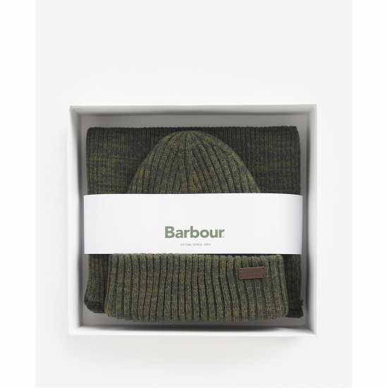 Barbour Crimdon Beanie & Scarf Gift Set  