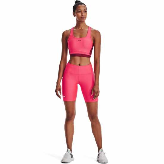 Under Armour Gear  Bike Shorts Pink/White - Дамски клинове за фитнес