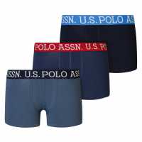 Sale Us Polo Assn 3 Pack Trunks Multi Детско бельо
