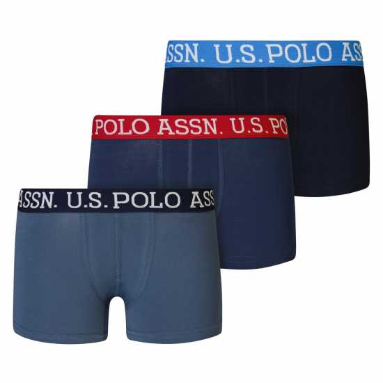 Us Polo Assn 3 Pack Boxer Shorts Multi - Детско бельо